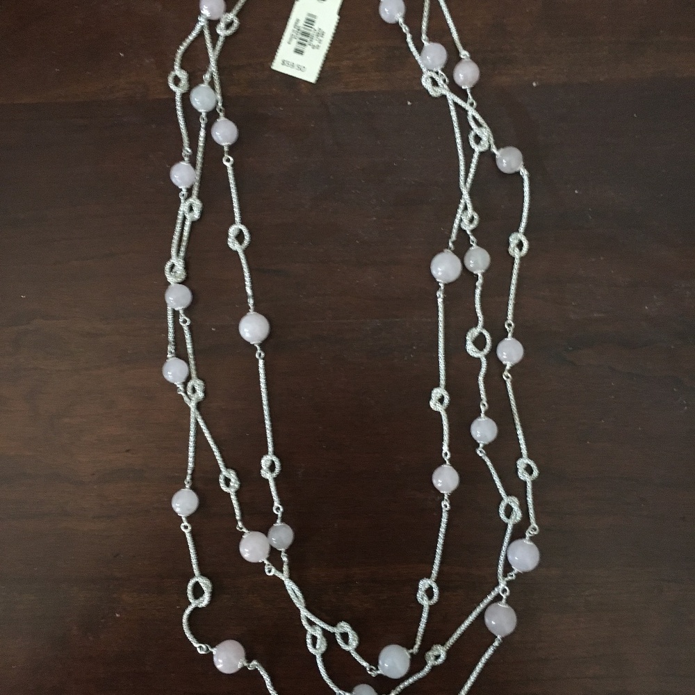 3 Tiered necklace and earrings
